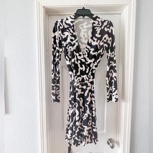 DVF Silk Jersey Wrap Dress